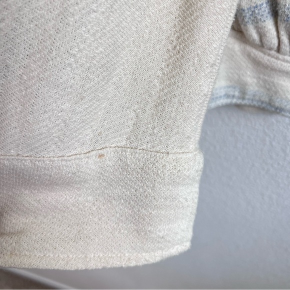 Anthropologie | Akemi + Kin Blue Cream Striped Dunes Draped Cardigan - Picture 8 of 15